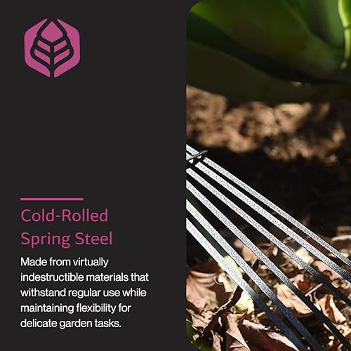 Yard Butler Terra Garden Hand Whisk Rake, Rust-Resistant - style: Rake