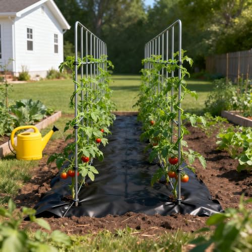 Atlantic Stainless Steel Landscape Staples Garden Stakes. (4"-U-40pcs) - size: U-shaped 4"x40pcs