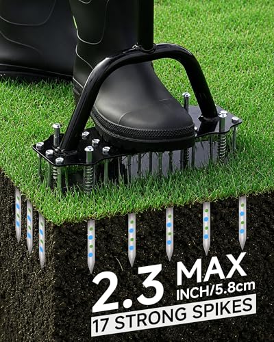 Lawn Aerator Tool, Manual Yard Aerator, Aeration Tool for Lawn & Yard Tool