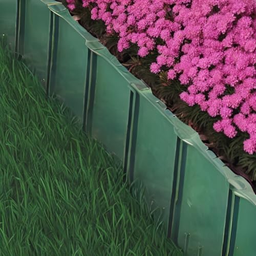 Greenscapes 3-Foot Plastic Green Edging (4-Pack) – Durable Landscape Border for Gardens, Lawns & Flower Beds