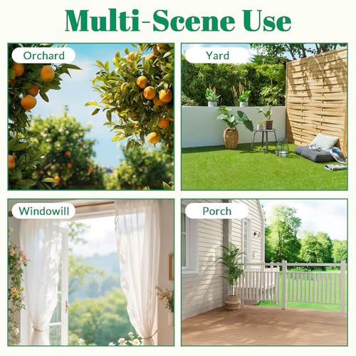 4 Pack Bird Deterrents for Outside - Bird Repellent Devices Outdoor