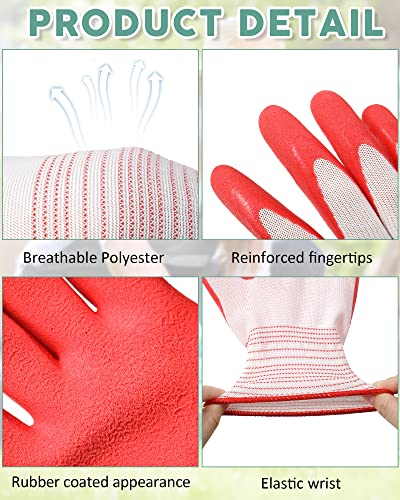 Potchen 32 Pairs Garden Gloves for Women Ladies' Gardening Gloves Bulk