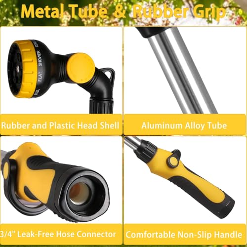 Watering Wand Extended, Telescoping Watering Lance to 26-33 Inch, Made of Aluminum Alloy Tube, Lightweight & Easy to Use in Garden, Farm or Backyard. - size: 26-33inch