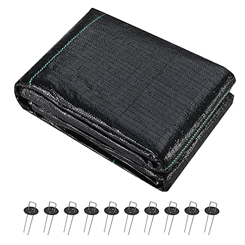 4ft x 50ft Weed Barrier Fabric, Heavy Duty Landscape Fabric Garden Cloth - size: 4ft x 50ft