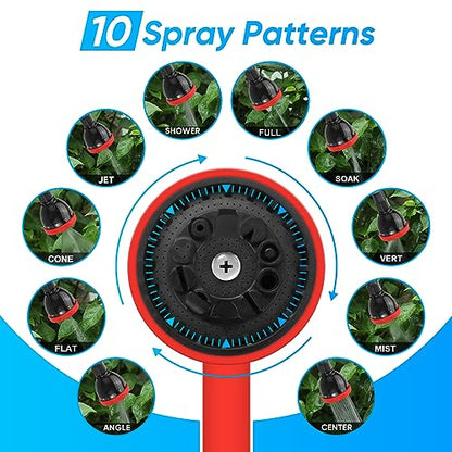 2 in 1 Bendable Watering Wand Heavy Duty for Garden/Car Cleaning
