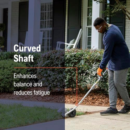 Husqvarna 330iKE Combi Switch + Lawn Edger Attachment, Electric Edger with Battery and Charger Included, 970701202