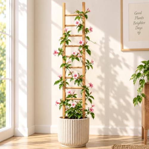 Plant Trellis Indoor 31" Wood Climbing Support for Hoya Pothos, Ivy & Vines - size: 31" H