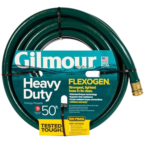 Gilmour Heavy Duty Flexogen 3/4 x 50 Foot Hose ,colors may vary ., Grey