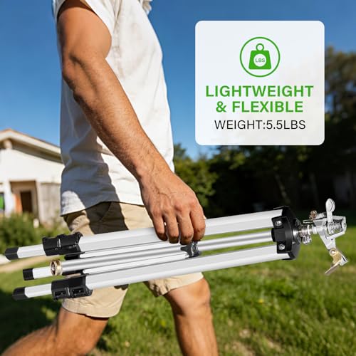 Heavy Duty Impact Sprinkler on Tripod Base,50 Inch Tripod Sprinkler - size: 50in
