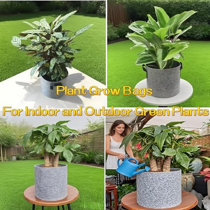 30 Gallon Fabric Grow Bags Nursery Planter Pot for Plants with Handles,3PCS - size: 30 gallon