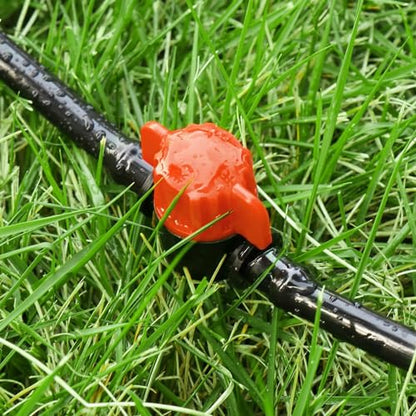 Gardrip 1/4" Drip Irrigation Valve - 25 Pack Shut Off Switch Fits 1/4 Inch Drip Tubing - Cut Off Valve for Garden Lawn Irrigation - color: Irrigation Valve-25P