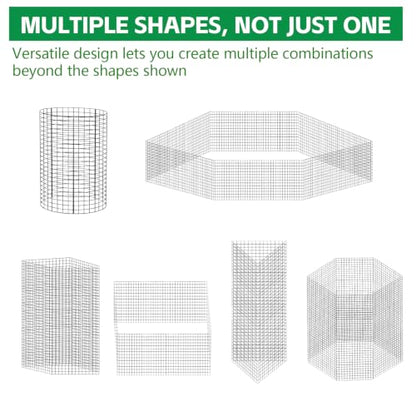 3 Pack Large Wire Plant Protector from Animals 18"x12" Metal Plant Cage - size: 18"x12"