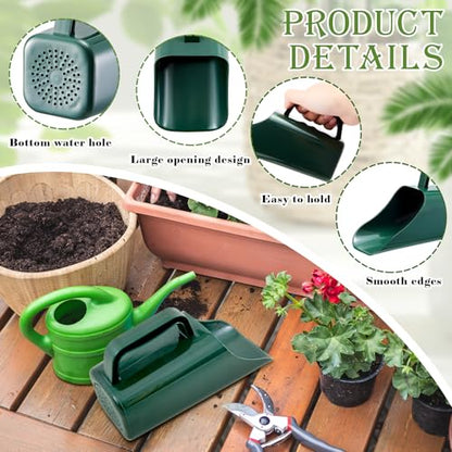 3 Pack Large Soil Scoop Plastic Garden Tool with Sifting Holes