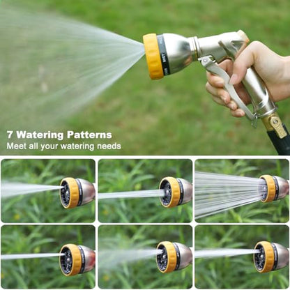 FANHAO Metal Garden Hose N2311231 Adjustable Spray Patterns
