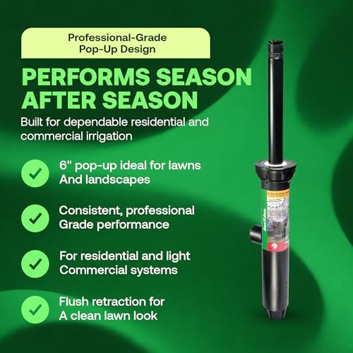 Rain Bird 1806VAN 1800 Series Professional, 6 Inch Pop Up Sprinkler Head - size: 6 Inch