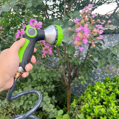 SANFU PU Recoil Garden Water Hose 3/8"ID(9 x 12.2mm) x 15FT, Gray(15') - size: 15FT