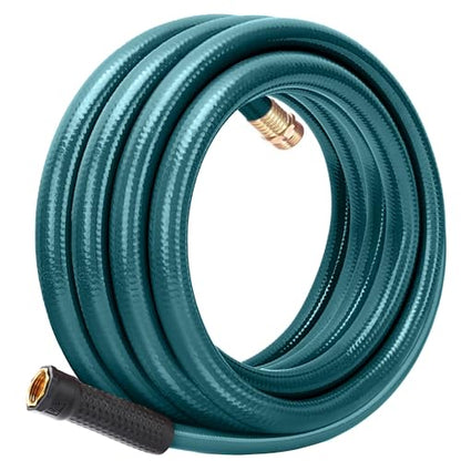 Worth 3/4” x 25 ft Heavy Duty Green Garden Hose, Male to Female Fittings - color: Green, size: 3/4" x 25ft' (25feet)