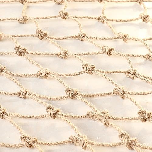 Plant Support Netting Jute Twine Trellis Outdoor Grow Party Indoor/Outdoor Ceiling Decor 3mm Mesh for Climb Plant Vegetables Vine Veggie, 1Mx5M