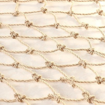 Plant Support Netting Jute Twine Trellis Outdoor Grow Party Indoor/Outdoor Ceiling Decor 3mm Mesh for Climb Plant Vegetables Vine Veggie, 1Mx5M