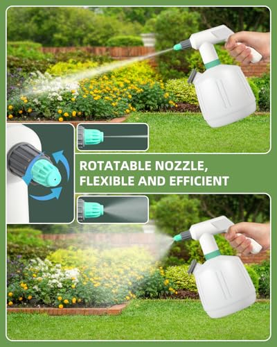 Uten Cordless Electric Sprayer 2L, Rechargeable and Portable Spray Bottle
