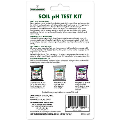 Jonathan Green Soil pH Test Kit for Lawns - Contains 10 Soil Test Kits