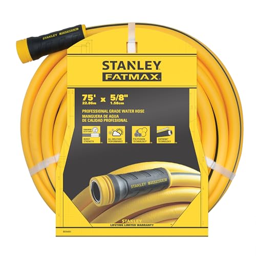 Stanley BDS6651 Fatmax Professional Grade Water Hose, 75' x 5/8" - size: 75 Ft