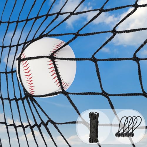Storgem Baseball Softball Backstop Net, Heavy Duty Sports Barrier Netting - size: 15x20ft