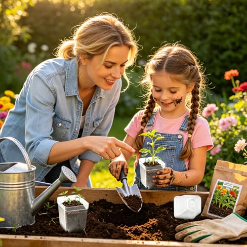 240 Pcs 3" Clear Square Nursery Pots, Seed Starter with Drainage Holes - color: Clear
