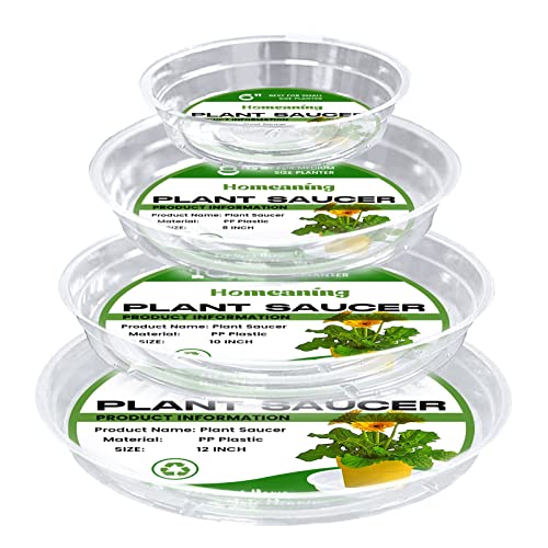 20 Pack Plant Saucers of 6, 8, 10, 13 inch,Plant Drainage Trays,Durable Flower Pot Drip Trays,Durable Plastic Plant Trays for Indoors, Outdoors,Collects Flower Pot Drainage - size: 6,8,10,13 Inch/20pcs