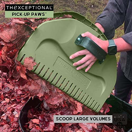 Pick-Up Paws | Heavy-Duty Leaf Scoops Hand Rake Lawn & Debris Grabbers - style: Pick-Up Paws