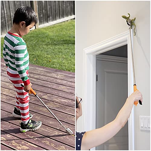 FTH Stainless Steel Grabber Reacher Pickup Tool Heavy Duty Trash Picker 60" - color: 60 Inch