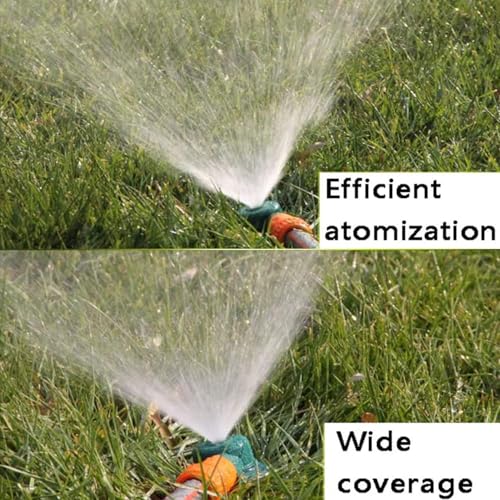 Metal Lawn Sprinkler, 1 Pack Outdoor Garden Watering Sprinklers for Yard Small Areas Lawn with Gentle Water Flow(Purple) - color: Purple