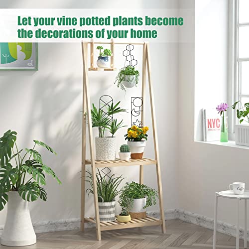 Wellsign 15.94Inch Plant Trellis for Climbing Plants Indoor Outdoor - size: Black-Metal-Trellis02