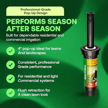 Rain Bird 1804VAN 1800 Series Professional - 4 Inch Pop Up Sprinkler Head - size: 4 Inch