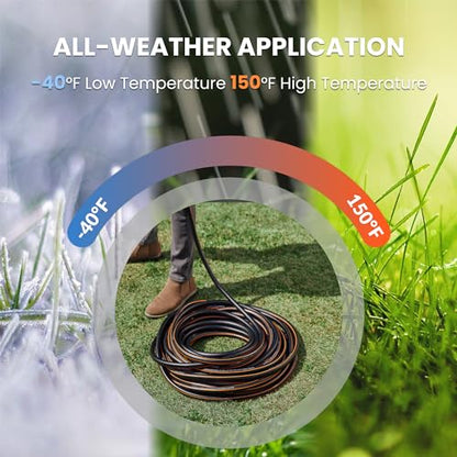 Giraffe Tools Garden Hose 100ft x 5/8" - size: 100FT Male Female