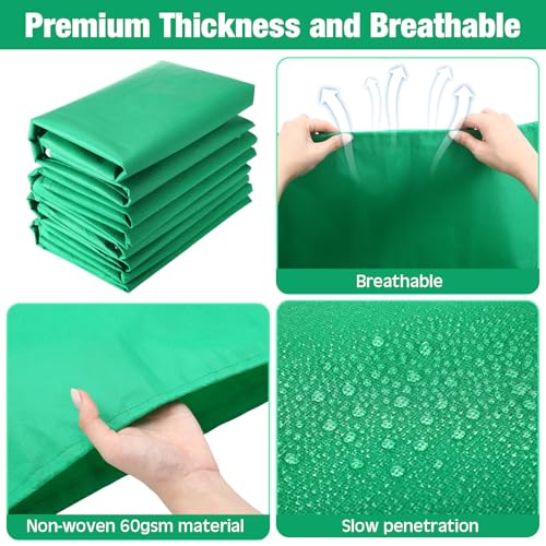4 Pcs Plant Covers Freeze Protection 35.4" x 59", Green - color: Green