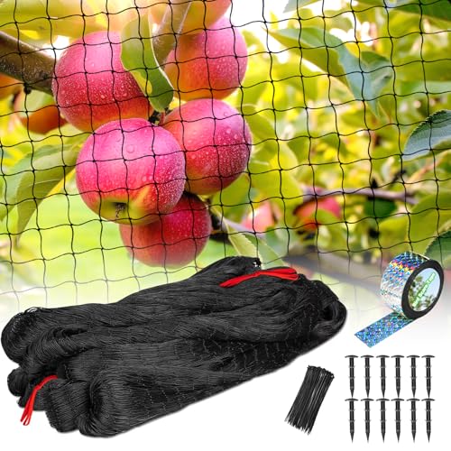 BSTPCOO 50'x50' Netting for Chicken Coop, 2" Mesh Nylon Bird Netting - size: 50'×50'-2''