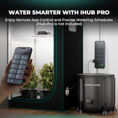 MARS HYDRO Auto Drip Irrigation Kits with 13 Gallon Foldable Bucket