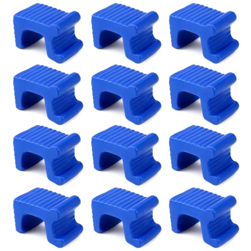 LemonRoad 12 Set Terra Cotta Cement Pot Feet for Outdoor Planters,Blue - color: Blue
