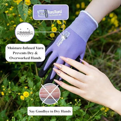 HandLove Gardening Gloves Women Weeding Planting,2 Pairs,Large, Pink&Green - color: Pink&green, size: Large(2 Pairs)