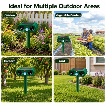Deer Repellent Devices,2026 Cat Deterrent Outdoor with Motion Sensor 1 Pack
