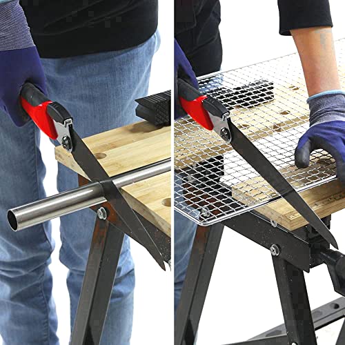 KAKURI Japanese Folding Saw for Metal and PVC 8-1/4", Foldable Hand Saw - color: Japanese Folding Saw (Metal & Pvc Cutting)
