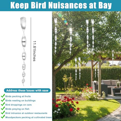 20 Pcs Woodpecker Deterrent for House Outside to Keep Birds Away from House