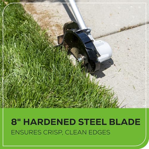 Greenworks 40V 8" Brushless Edger, Battery and Charger Not Included - size: 8" (Bare Tool)