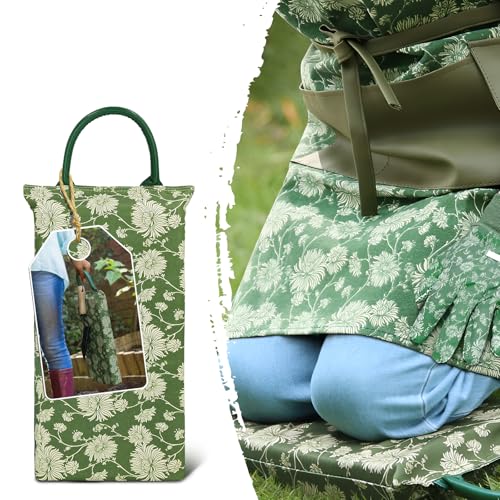 Colwelt Garden Kneeling Pad &Gardening Apron Set, Gardening Gifts for Women