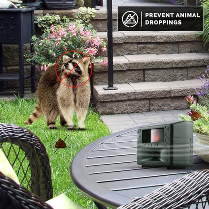 Bird-X Yard Gard Silent Animal Repeller, 4000 Sq. Ft. Deer Raccoons Skunks