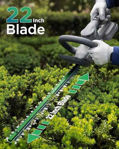22-Inch 20V Brushless Cordless Dual-Action Hedge Trimmer