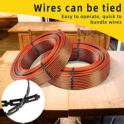 50 Ft Plastic Chain Lock Tree Tie, 1/2" Wide Adjustable Tree Support Straps - color: 1 Pcs