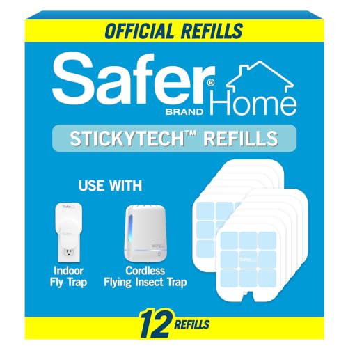 Safer Home Flying Insect Trap Official Refills - size: 12 Safer Home Glue Cards