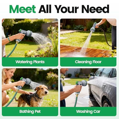 Garden Retractable Hose Reel, 1/2 Inch x 150 ft Wall Mounted Garden Hose Reel with Any Length Lock, Upgraded Slow Return System and 180°Swivel Bracket - size: 1/2"150FT